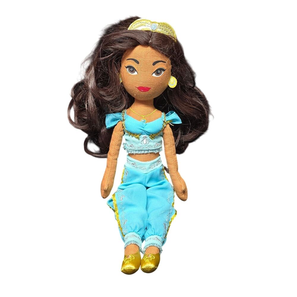 Disney Broadway Aladdin Princess Jasmine Stuffed Plush Doll Movie Character
